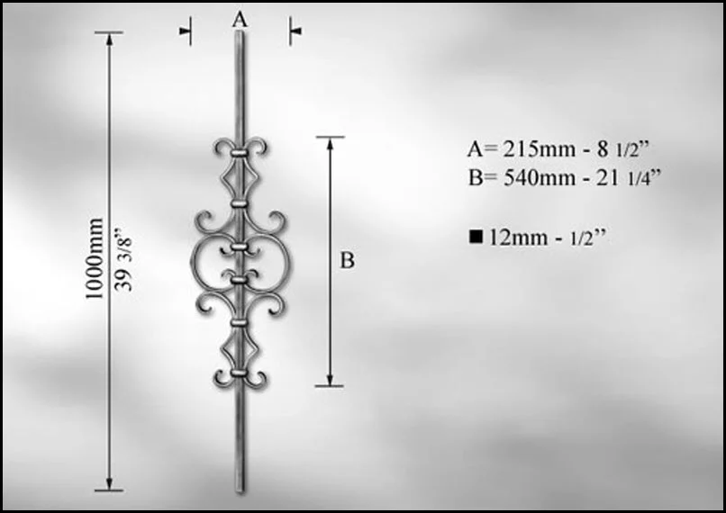 Consepto Hekwerk-Sierpijlen Grande Forge ornamenten sierhekwerk balkonhekwerk