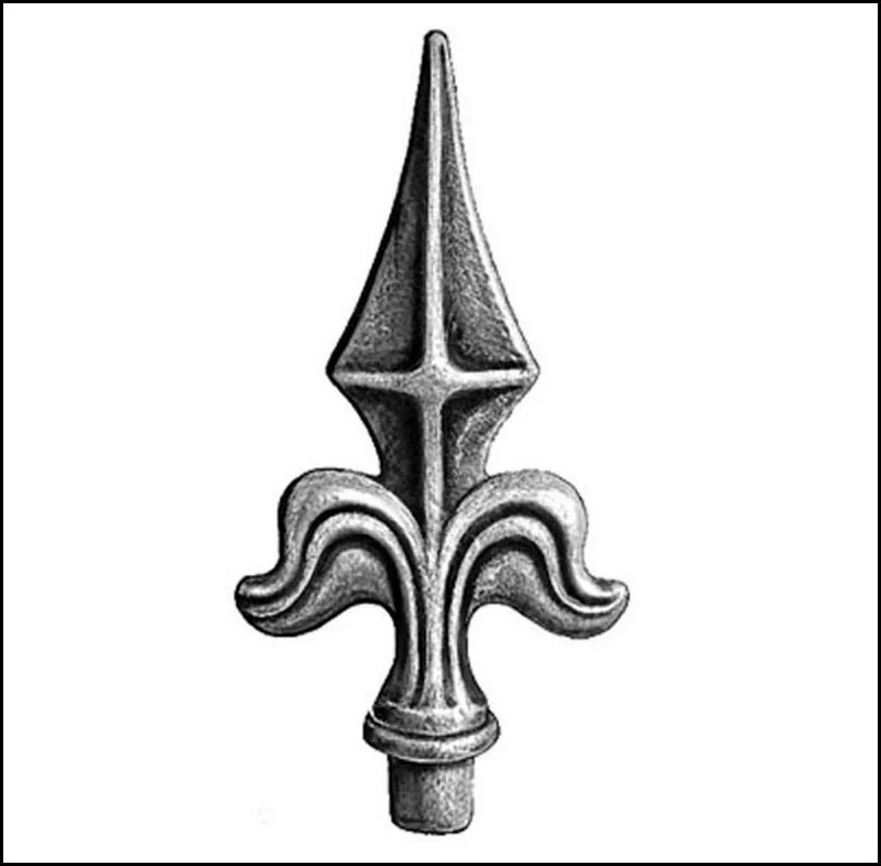 Consepto Hekwerk-hekpunt sierpunt sierhekwerk ornament Franse Lelie 2