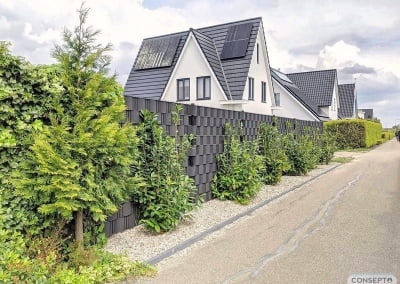 Dubbelstaafmathekwerk DSM Lamellenband | Consepto Hekwerk