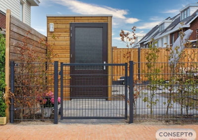 Dubbelstaafmathekwerk DSM poort | Consepto Hekwerk