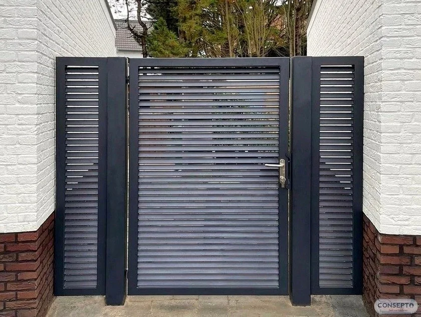 Looppoorten Modern Lamellen | Consepto Hekwerk