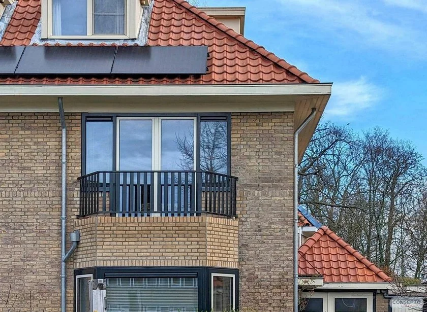 Consepto Hekwerk-Hekwerk erker Voorburg jaren '30 dertig woning huis