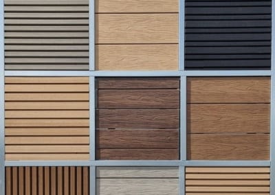 Composiet houtinleg houten poorten Newtechwood planken hout houtlook onderhoudsvrij | Consepto Hekwerk