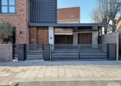 Elektrische Poorten Asetto 7 Prefab poort Wassenaar | Consepto Hekwerk