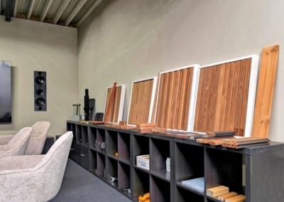 Houten Poorten Hout Samples Showroom foto April 2025 | Consepto Hekwerk