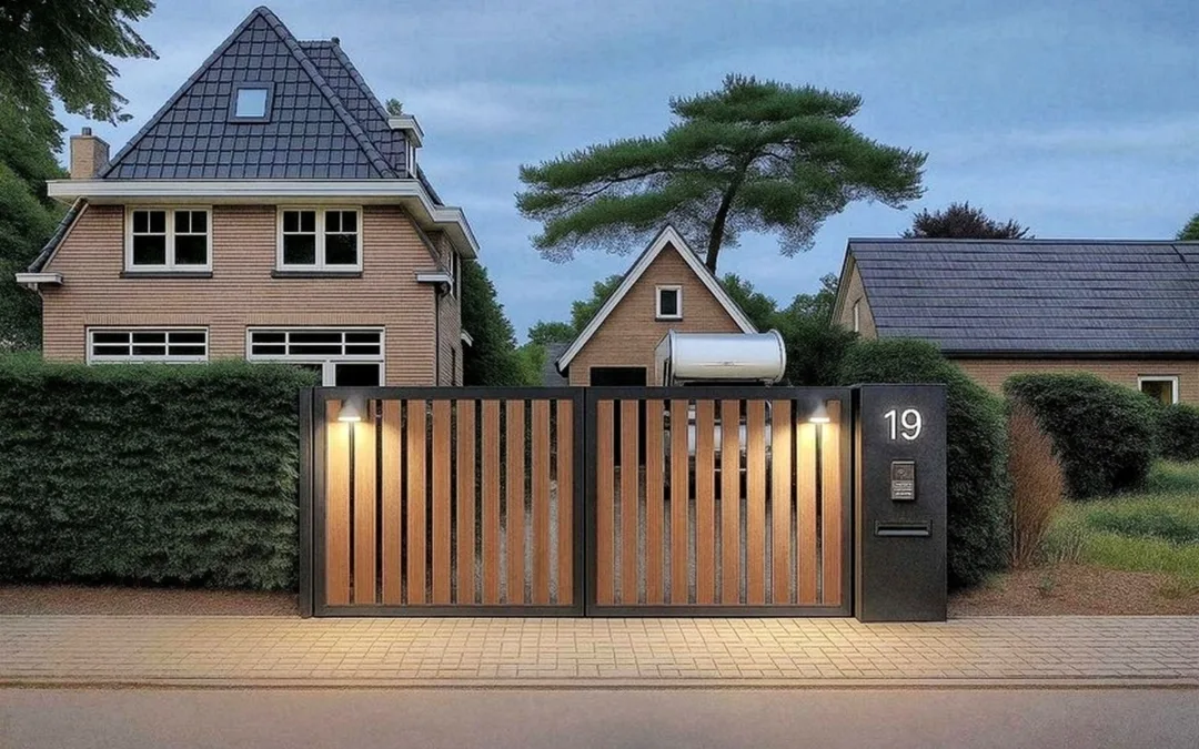 Gratis computer impressie  Een realistische visualisatie van uw nieuwe ( prefab ) elektrische poort – of hekwerk? Vraag een offerte aan en ontvang, op verzoek, uw gepersonaliseerde impressie.