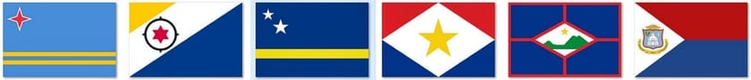 Vlag Vlaggen BlOG Export ABC Eianden Aruba Bonaire Curecau Saba etc.. | Consepto Hekwerk